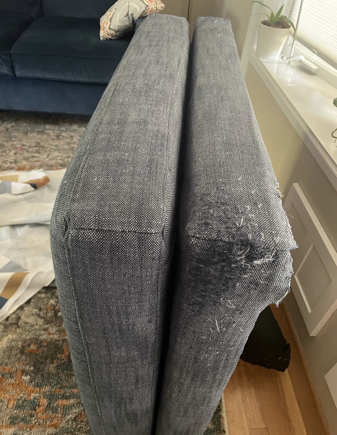 Before Furniture Reupholstery