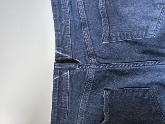 Trousers before alteration